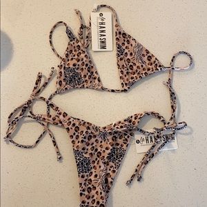 Lahana Swim in Vintage Leopard XS